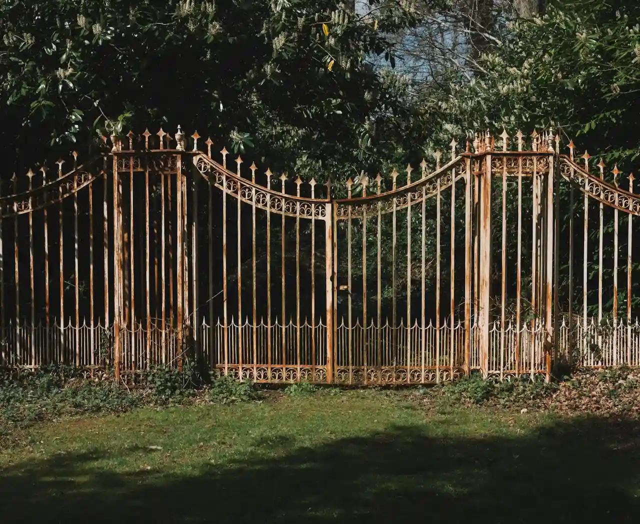gate in garden